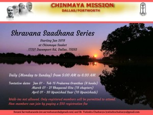 Shravana Saadhana Series: Prakarna Granthas @ Chinmaya Saaket | Winter Garden | Florida | United States